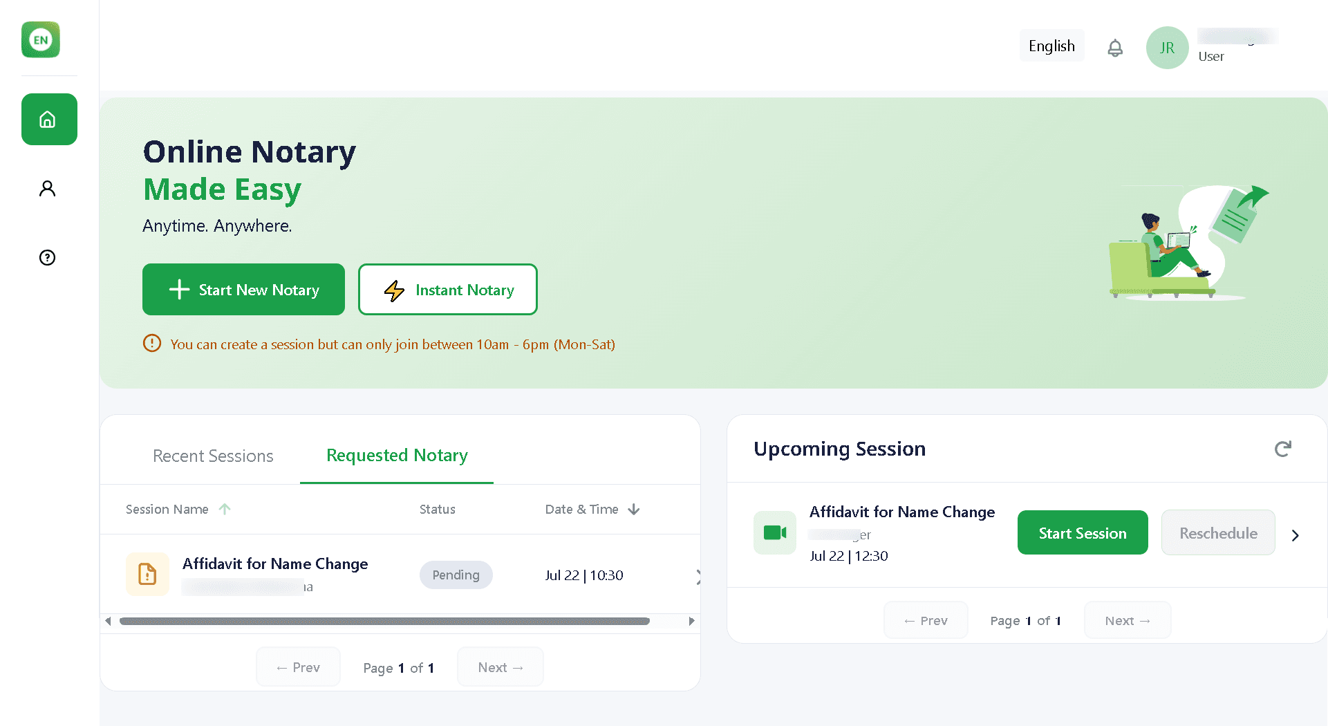 User Session