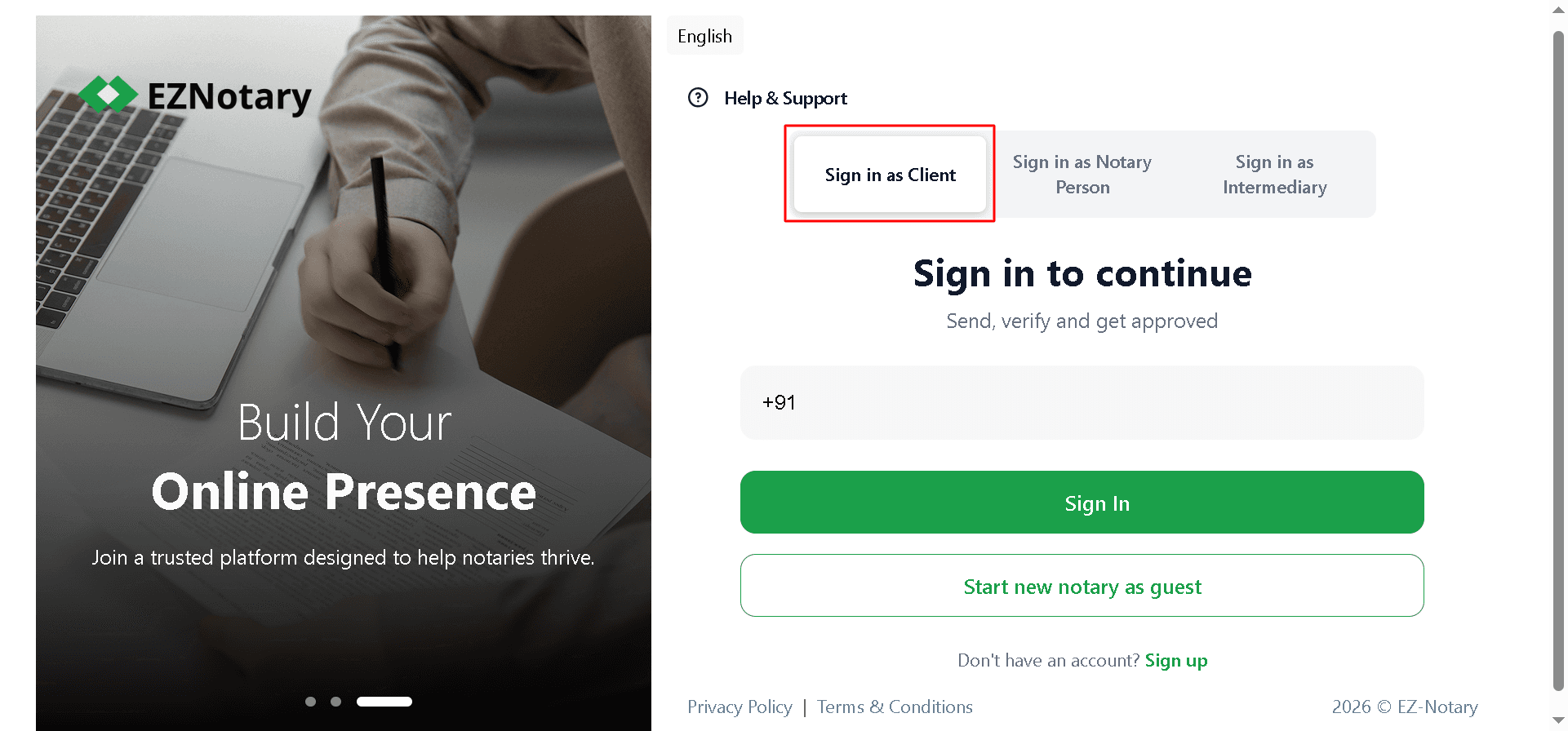 User SignIn